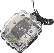 Car Amplifier Fuse Block with Digital Display Durable Fuse Holder for Auto Audio Systems Easy Installation and Versatile Compatibility and Safety