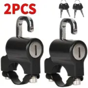 2 Pieces Universal Motorcycle Helmet Lock Anti-theft Padlock