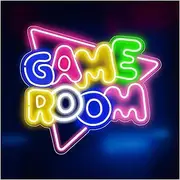 Sign Lamp GAME ROOM Neon Sign Gaming LED Light With Dimmable USB Powered For Home Games Zone Party Men Cave Club Decor 35.5cm×33.5cm