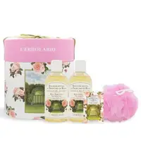 在飛比找森森購物網優惠-LERBOLARIO 蕾莉歐 玫瑰香氛禮盒[沐浴乳X2+皂+
