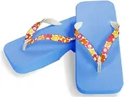 Hajime(一歩) [One Step] [Hajime] Geta Clogs, Soft and Water Resistant, Sponge 10.6 inches (27 cm), SB/Large Flower 1, Large Flower 1 (Flower 1/27), flower 1, 27.0 cm