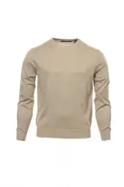 Perry Ellis Men's Camel Argyle Crew Neck Sweater (Large, Crimini Heather) $70
