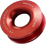 Recovery Snatch Ring Block Snatch Pulley 41000lbs Soft Shackle Winch Rope