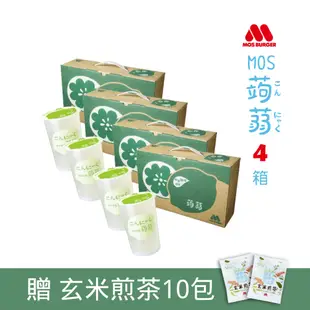 【MOS摩斯漢堡】經典蒟蒻禮盒 檸檬*4共4箱入(15杯入/箱)