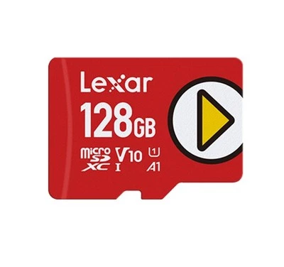 Lexar PLAY microSDXC™ UHS-I card 128GB Class 10, U3, V30, A2, up to 205MB/s re