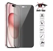 2x Privacy Tempered Glass Screen Protector For iPhone 16 15 14 13 12 11 Pro Max