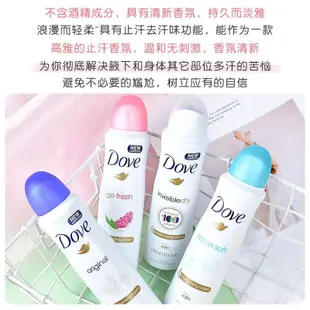 美少女🎀~Dove多芬止汗露噴霧走珠女男士劑體香腋下抑汗香體防汗除持久淡香~