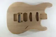 Walnut HSS guitar body - fits Fender Strat Stratocaster neck Floyd Rose J811