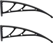 2pcs Door Canopy Bracket Window Awning Bracket Outdoor Tent Patio Canopy Bracket Metal Bracket Metal Porch Balcony Canopy Shelf Brackets Patio Cover Brackets Man Door Cover