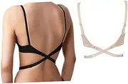 [Holibanna] 3 Hook Backless Bra Strap Converter Bra Strap Extender for V-neck Low Back Dress Shirt Bra Accessory