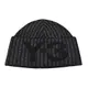 Adidas Y-3 CH1 REFLECTIVE BEANIE針織LOGO羅紋設計反光毛線帽(黑灰)