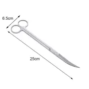 Aquarium Scissor Tools Fish Tank Tweezer Plants Wave Scissors Grass Stainless Cl
