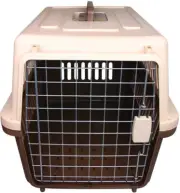 Pet Carrier for Small to Medium Dogs, Puppies & Cats by Pet One (48x31x30cm)