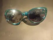 Prive Revaux The Swan Polarized Blue Green Snakeskin Sunglasses Z19 56