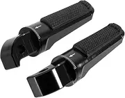 Motorcycle Foot Pegs CNC Aluminum Rear Passenger Footrests for MT07/MT09 2014-2020 for MT03/MT10 2017-2020 for YZF R3 2015-2020 for XSR700/XSR900 2017-2020 (Black)