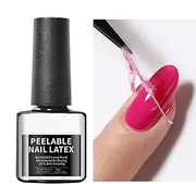 Nail Polish Barrier, 7 ml Nail Polish Protection, Portable Peel Off Cuticle Protector, Durable Nail Latex Squeegee, Multifunctional Nail Polish Tape, Multi-Purpose Nail Art Protection for Salon Home
