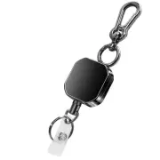 Retractable Keychain, Heavy Duty Metal ID Badge Holder Key Reel, Carabiner4284