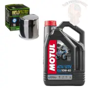 Oil And Filter Change Kit For 2000 Polaris Magnum 325 4X4 Motul Mineral 5W-40