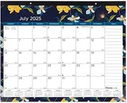 Blueline® Academic Monthly Desk Pad Calendar, 18 Months, July 2025 to December 2026, 22" x 17", Blossom Design (CA1716BD-26)