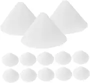 CORHAD 100pcs Kiln Support Nail Home Kiln for Pottery Polystyrene Cone Art Rack Pottery Nail Portable for Clay Pottery Firing Holder Pottery Props Kiln Tool Supplies Aluminum Oxide White