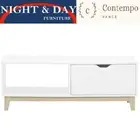 Alma Scandi 1 Drawer 1 Shelf Coffee Table CONTEMPO RANGE Two Tone