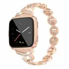 Luxury Watch Band Strap Diamond Metal Wrist Bracelet For Fitbit Versa 3 / Sense