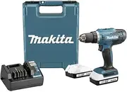 [Makita] DF488D002 Cordless Drill 18 V 1.5 Ah Li-Ion with 2 Batteries Includes Charger Includes Case