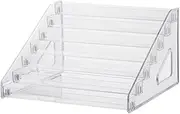 ａ aternee Acrylic Storage Shelf 1/64 Toy Car Showcase,Multiuse,Multi Layer Display Box,Tabletop Box for Craft Toy Figurines Home Store , 7 Layer