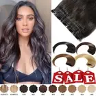 Indian Remy Human Hair Extensions Clip in One Piece 100% Real Hair Thick Weft AU