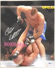 BECKETT "CHUCK LIDDELL" SIGNED AUTO 20x16 PHOTO BAS AUTOGRAPH MMA/UFC LEGEND HOF