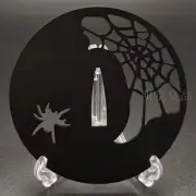 Japanese Sword Tsuba Spider Diagram Transparent Iron Art W NEW