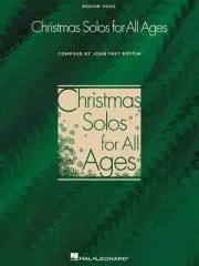 Christmas Solos for All Ages Medium Voice Vocal Sheet Music Hal Leonard Book