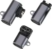 ECSiNG 3PCS Smartwatch Charger Adapter Compatible with Garmin Fenix Forerunner Approach Venu Instinct Vvoactive Vvomove Type-C Cable Charging Converter