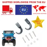 Rc Car Crawler Metal 1/10 Black Tow Hooks Scale Accessories For rc4wd Scx10 TF2