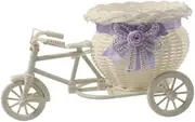FLCPJGV Mini Woven Bicycle Basket