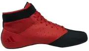 Adidas Men's Mat Hog 2.0 Wrestling Mat Shoe Ankle Strap (Red/Black,5.5)