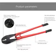 30" Swaging Tool, 5/32" 1/4" 5/16" Hand Swager Crimper for Wire Rope and Cable
