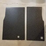 CAN-AM DEFENDER 2ND ROW BOTH SIDES, MATS DIAMOND PLATE PATTERN