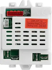 SHENGLE CSR-12T-1A 12V Receiver Match 2.4G Bluetooth Remote Control, Control Box Motherboard Accessories for Kid Powered Ride On Car Replacement Parts