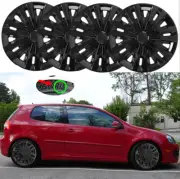 15" Set of 4 Wheel Covers Snap On Hub Caps R15 Tire & Steel For VW Rabbit