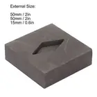 Graphite Crucible Rhombus Shape Metal Refining Scrap Melting Ingot 50 X 50 X ANA