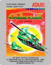 Atari 2600 Replacement Label - Galaxian