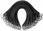 Pack of 10 Rubber Bungee Cords with Hooks 41" inch for Trucking