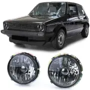 ✅ Smoked Clear Headlight Set Golf Mk1 FREE SHIPPING ✅ (for: Volkswagen)