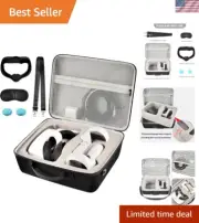Hard Carrying Case for Meta/for Oculus Quest 2/ Quest 3 All-in-One VR Gaming ...