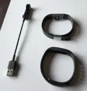 NEW Original Black Fitbit ACCESSORIES ONLY for Fitbit Flex 2 Tracker in Bulk Pkg
