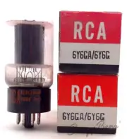 2 RCA 6Y6GA/6Y6G/VT-168A Beam Tetrode Audio Power Audio Vacuum Tube Valve- Bangy