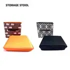 Storage Ottoman Blanket Box Foot Stool Rest Toy Bed Bench With Open Lid Cover AU