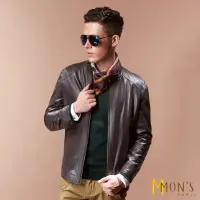 在飛比找momo購物網優惠-【MON’S】時尚紳士羊皮衣外套(100%羊皮)