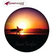 Printed Spare Tyre - Wheel Cover - Gone Surfing Design